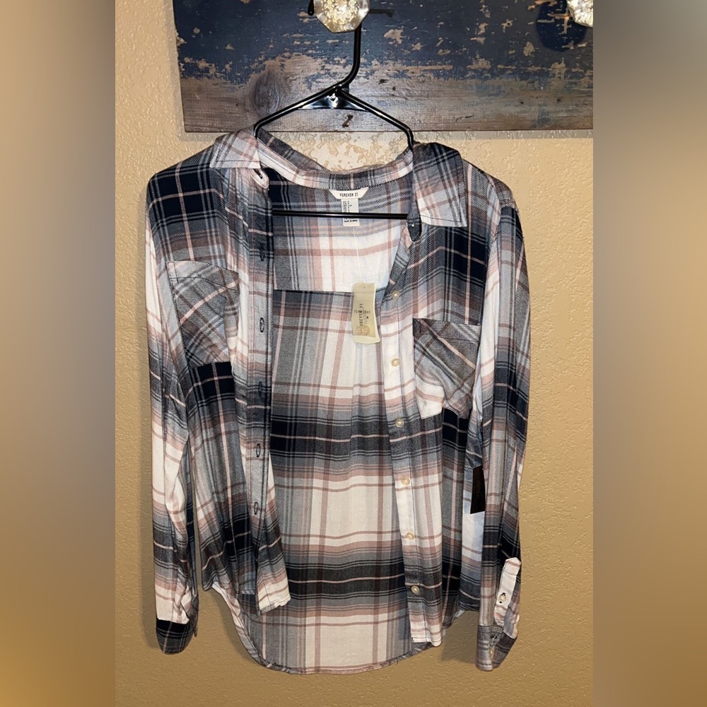 Forever 21 flannel, new with tags